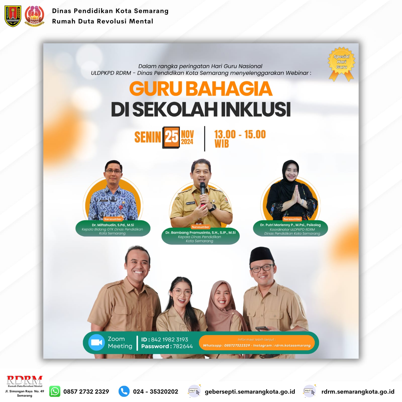 Webinar Guru Bahagia di Sekolah Inklusi